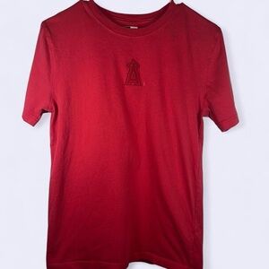 Red Los Angeles Angels MLB Tee by New Era – Size Small